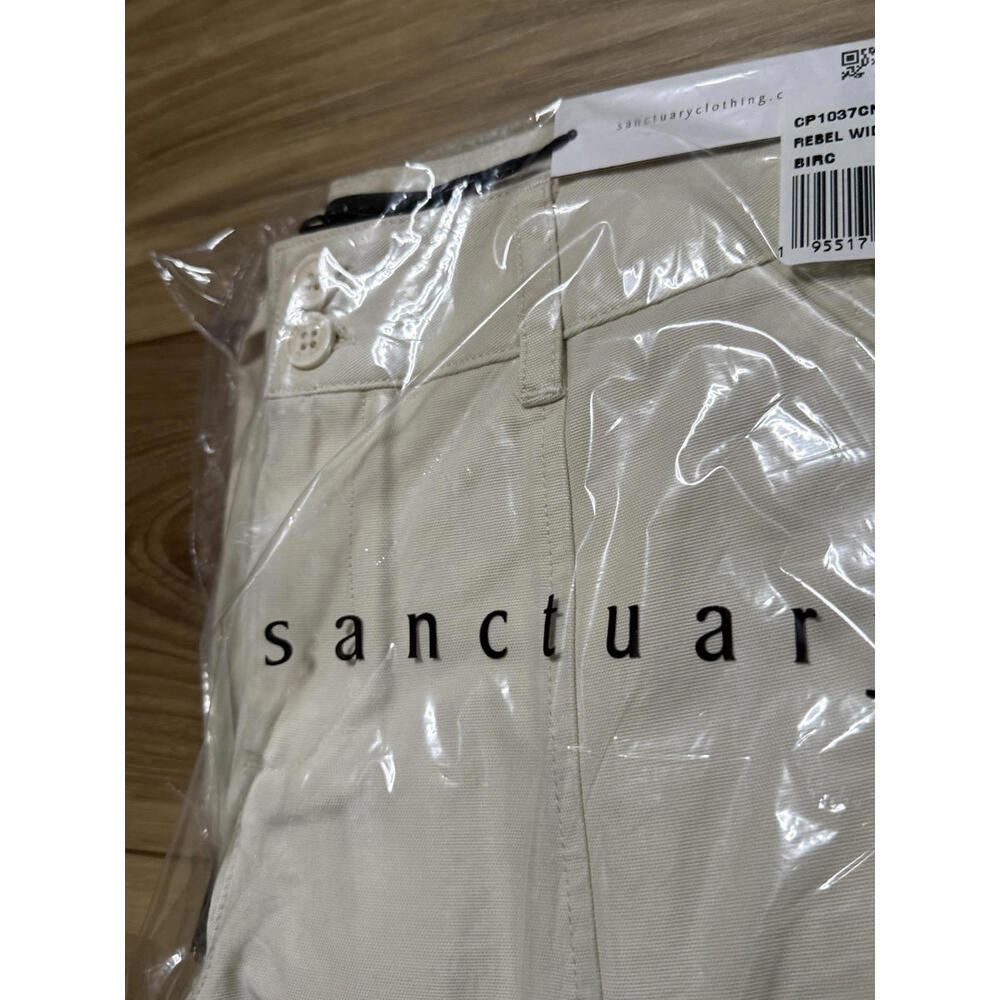 NWT! Sanctuary Rebel Wide Leg Pants in Birch Size 25 - Picture 3 of 5